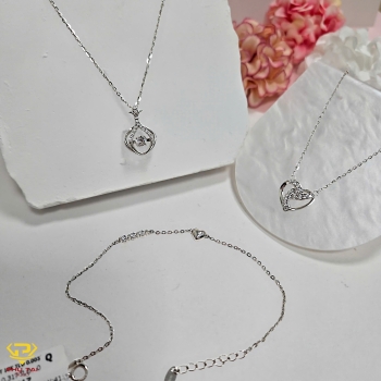 Sét trang sức vàng trắng (mã set 6212)